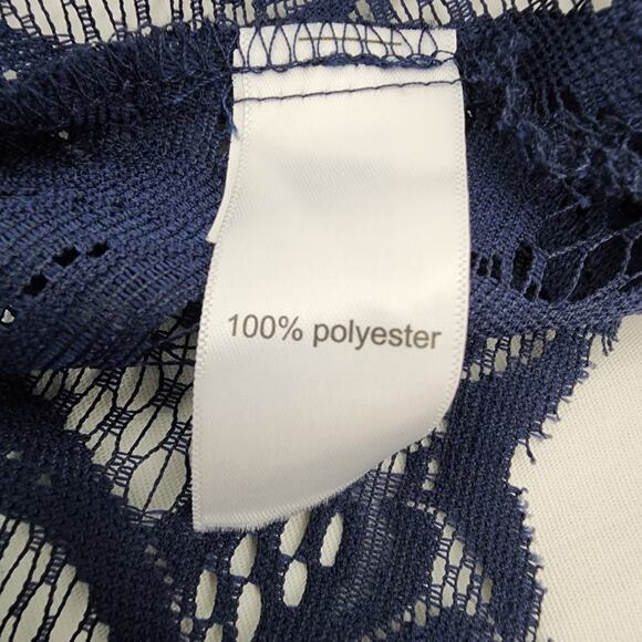 Maurices Womens Lace Kimono Blouse Dainty Boho Bell Sleeve XXL Romantic Hippie - Picture 10 of 12